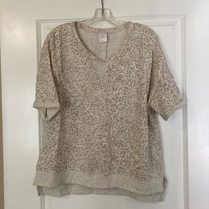 Stars Above Leopard Short Sleeve Top